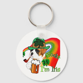 Boxer Dog St Patrick's Day Schlüsselanhänger