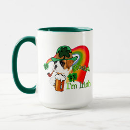 Boxer Dog St Patrick's Day Tasse