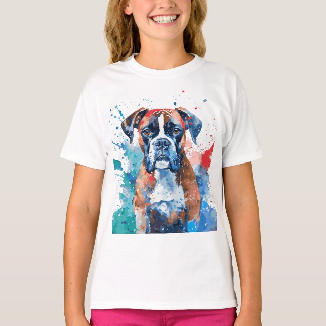 Boxer Dog T-Shirt (Vorderseite)