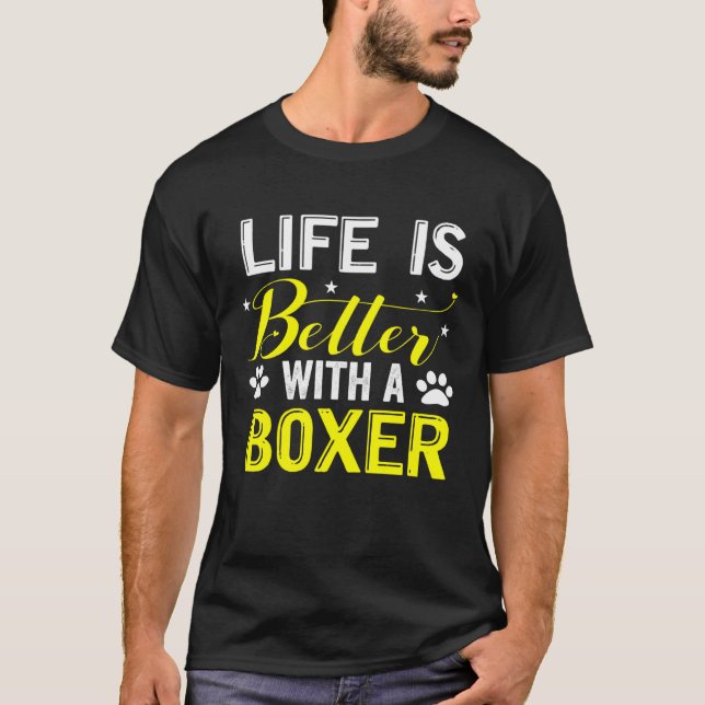 Boxer  Dog T-Shirt (Vorderseite)