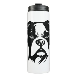 Boxer Dog Thermosbecher