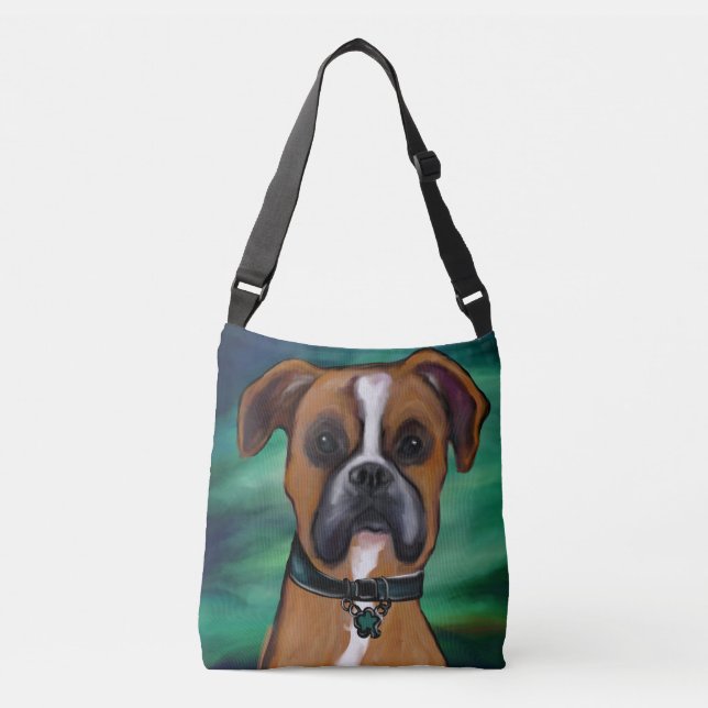 BOXER DOG TRAGETASCHEN MIT LANGEN TRÄGERN (Vorderseite)