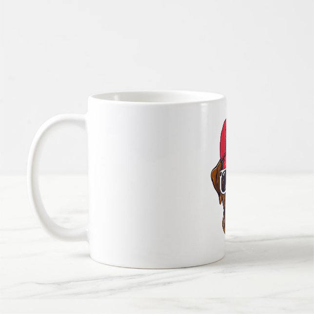 Boxer Dog USA Kaffeetasse (Links)
