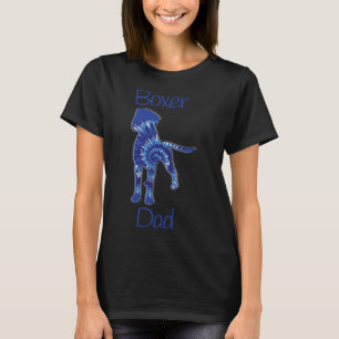 Boxer Dog Vater Gefärbte Krawatte T-Shirt