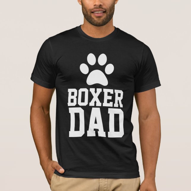 BOXER DOG VATER T - SHIRT (Vorderseite)