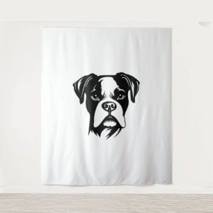 Boxer Dog Wandteppich