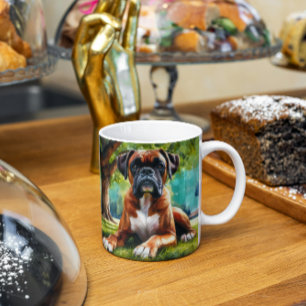 Boxer Dog 🐾 Wiggle Hinterns & Schwanz Wags Kaffeetasse