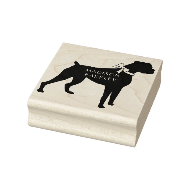 Boxer Doppy Puppy Gummistempel (Stempel)
