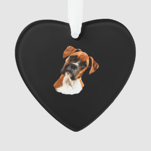 Boxer Ein schöner Boxer Kopfneigung Klassisches T- Ornament