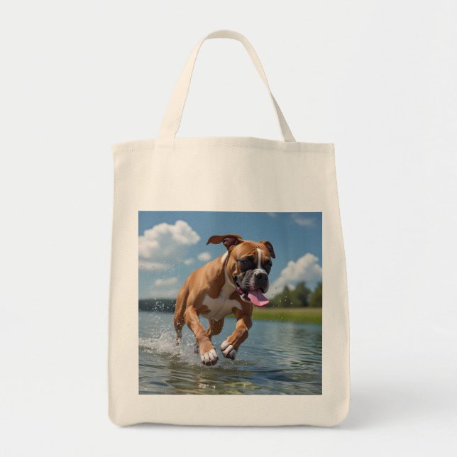 Boxer Elegant Grocero Tragetasche (Vorne)