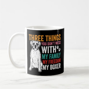 Boxer Familien Freiheit Hundeliebhaber Kaffeetasse