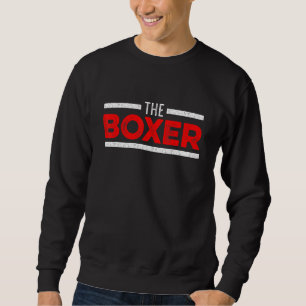 Boxer Fighter Boxing Gloves Match Martial Arts Mix Sweatshirt