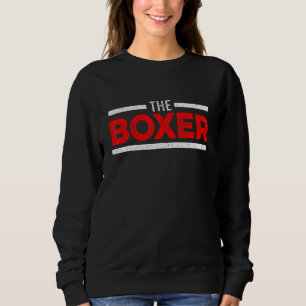 Boxer Fighter Boxing Gloves Match Martial Arts Mix Sweatshirt