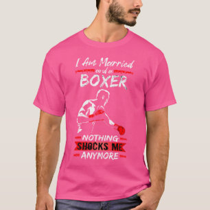 Boxer Fighter Gym Training Ich bin Verheiratet und T-Shirt
