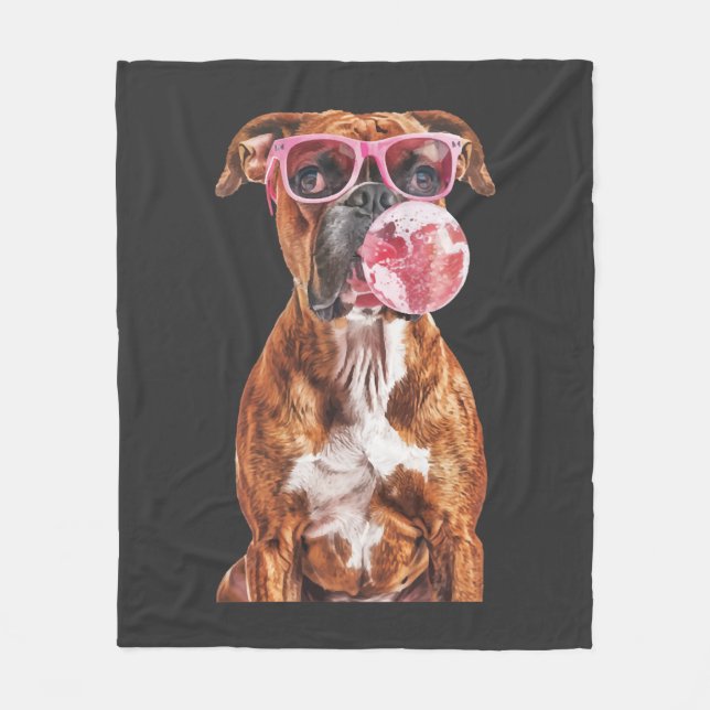 Boxer Fleecedecke (Vorderseite)