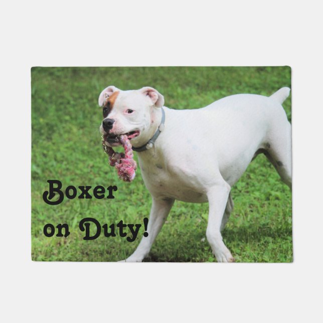 Boxer Fußmatte (Vorderseite)