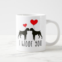Boxer-Geschenke für Frauen und Männer- I Woof You