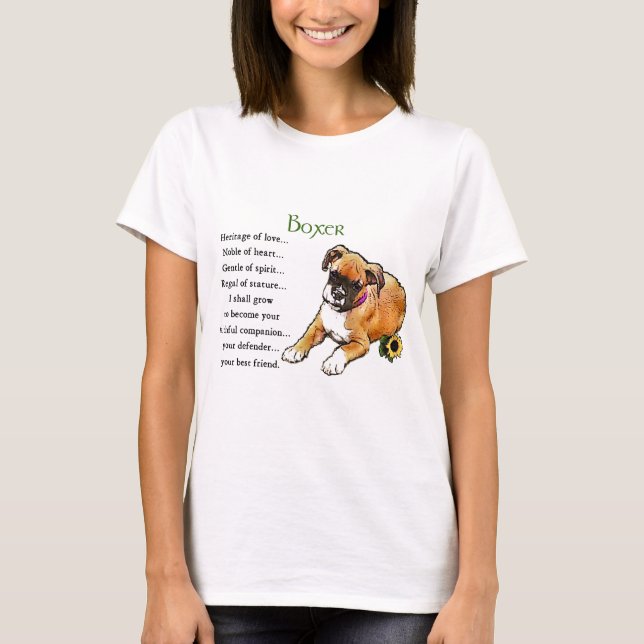 Boxer Geschenke T-Shirt (Vorderseite)