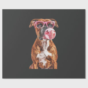 Boxer Geschenkpapier