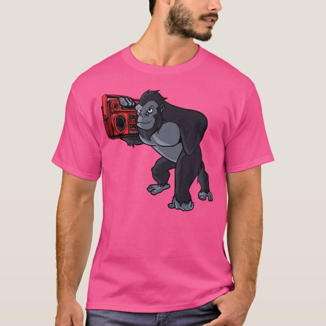 Boxer Ghetto Blaster Boxing Boombox - 80er 90S Ang T-Shirt (Vorderseite)