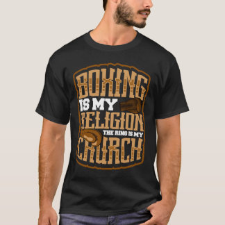 Boxer Gloves Kämpfer-Champion Punching Bag Ring C T-Shirt