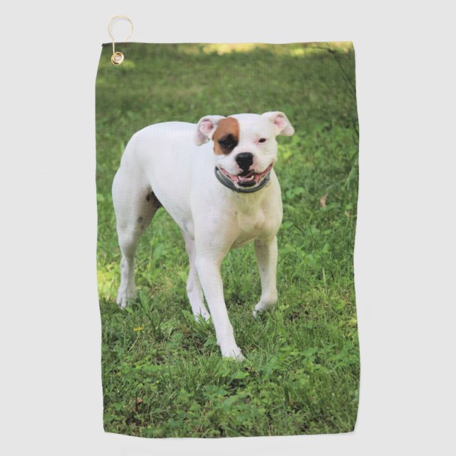 Boxer Golfhandtuch (Vorderseite)