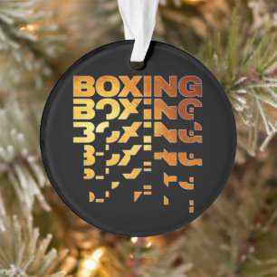 Boxer Grafik-Word-Kunst Ornament