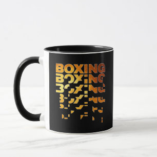Boxer Grafik-Word-Kunst Tasse