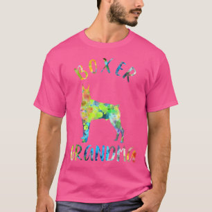 Boxer Grandma Dog Grandma Funny Boxer Eigentümer T-Shirt