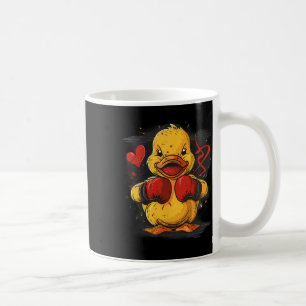 Boxer-Gummiente mit Boxhandschuhen Kickboxen Fu Kaffeetasse
