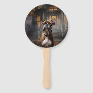 Boxer Halloween Beängstigend Fächer