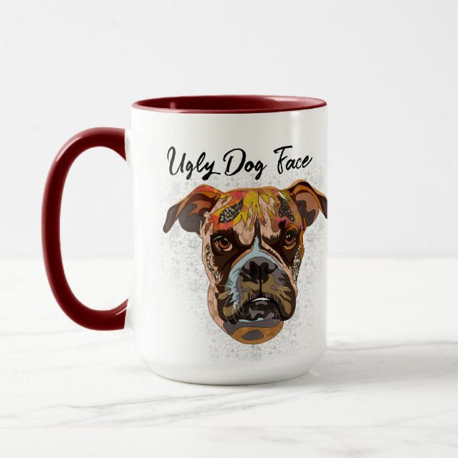 Boxer hässliche Tasse (Links)