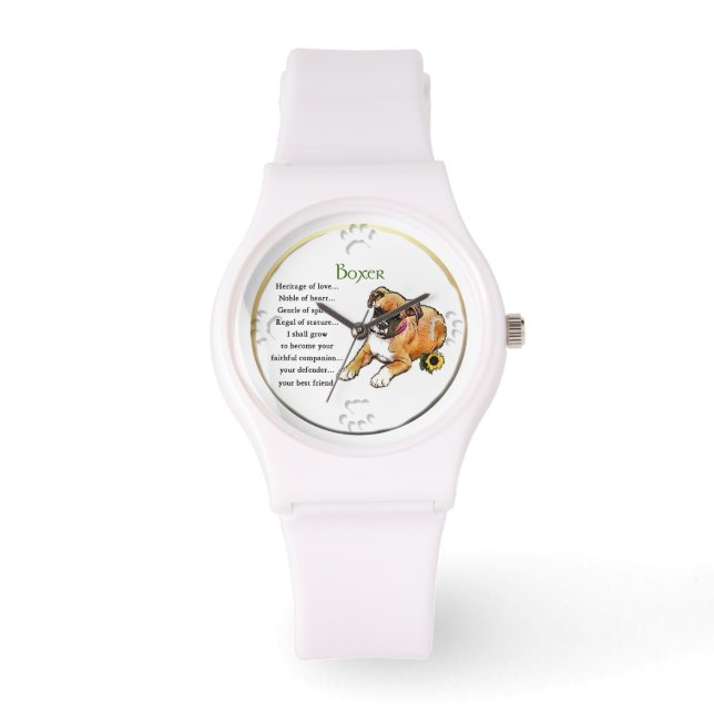 Boxer Heritage of Liebe Armbanduhr (Vorderseite)