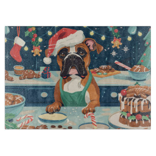 Boxer Holiday Baking: Festliche Weihnachten Schneidebrett