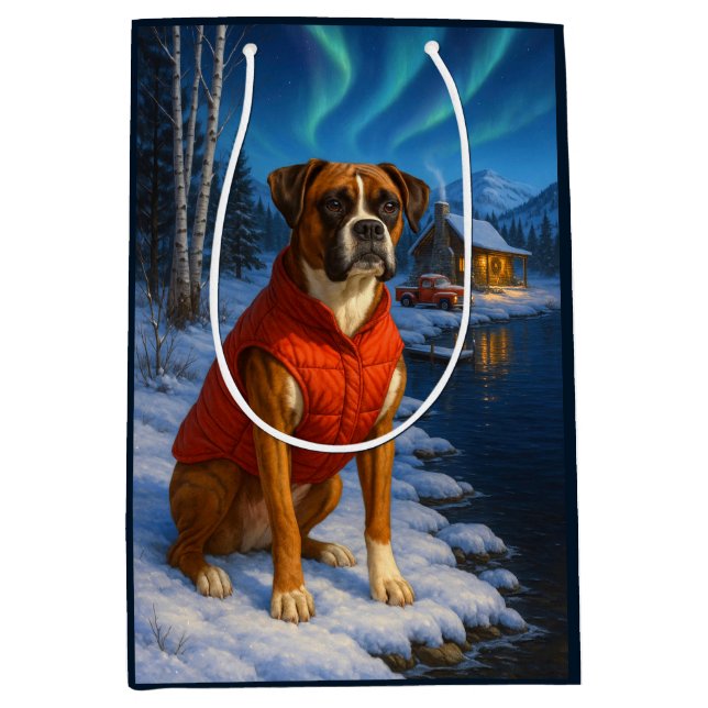 Boxer Holiday  Mittlere Geschenktüte (Vorderseite)