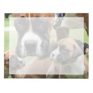 Boxer - Hubschrauber-Mama Notizblock