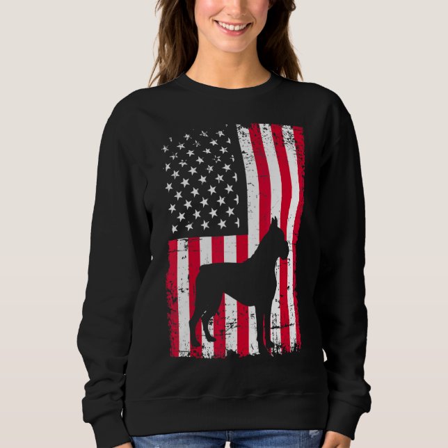 Boxer Hund 3 Sweatshirt (Vorderseite)