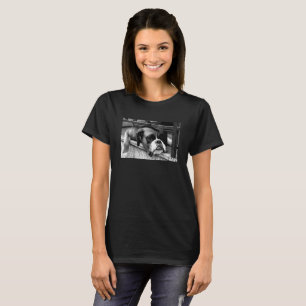Boxer Hund auf Windows-Wccm T-Shirt