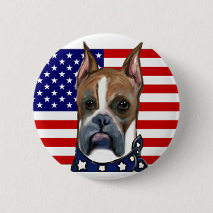 Boxer Hund Button