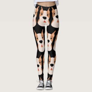 BOXER HUND DRUCKEN YOGA PANS LEGGINGS