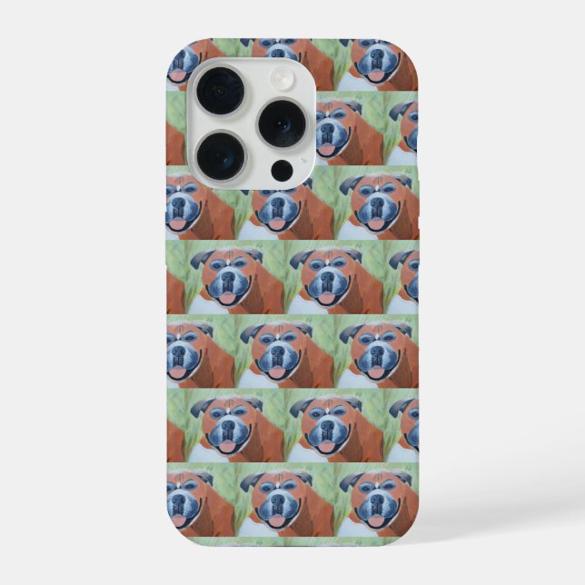 Boxer-Hund-Handytasche iPhone Hülle (Rückseite)