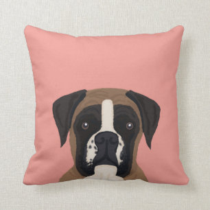 Boxer Hund Haustier-Portrait-Kopfkissen für Hunde Kissen