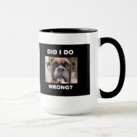 Boxer-Hund im Problem