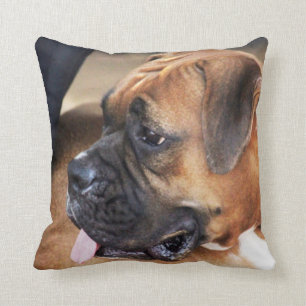 Boxer-Hund Kissen