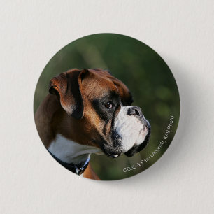Boxer-Hund-Profil Button