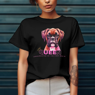 Boxer Hund - Queen Cuddle Master T-Shirt