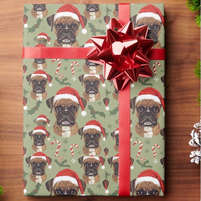 Boxer-Hunde-Geschenkverpackung Geschenkpapier (Von Creator hochgeladen)