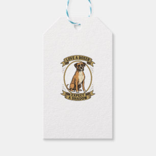 Boxer-Hundefan-Shirt Vintage-Gravur Lustiges Haust Geschenkanhänger