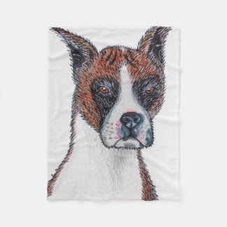 Boxer-Hundefelldecke Fleecedecke