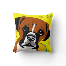 Boxer-Hundeliebhaber-Kissen